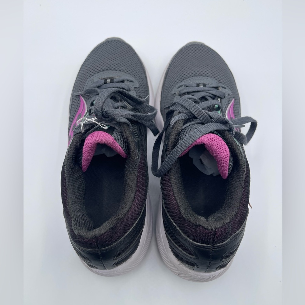 Saucony Womens Cohesion Gray Running Shoes Sneakers Size 8.5 - S10701-17 - Picture 3 of 7